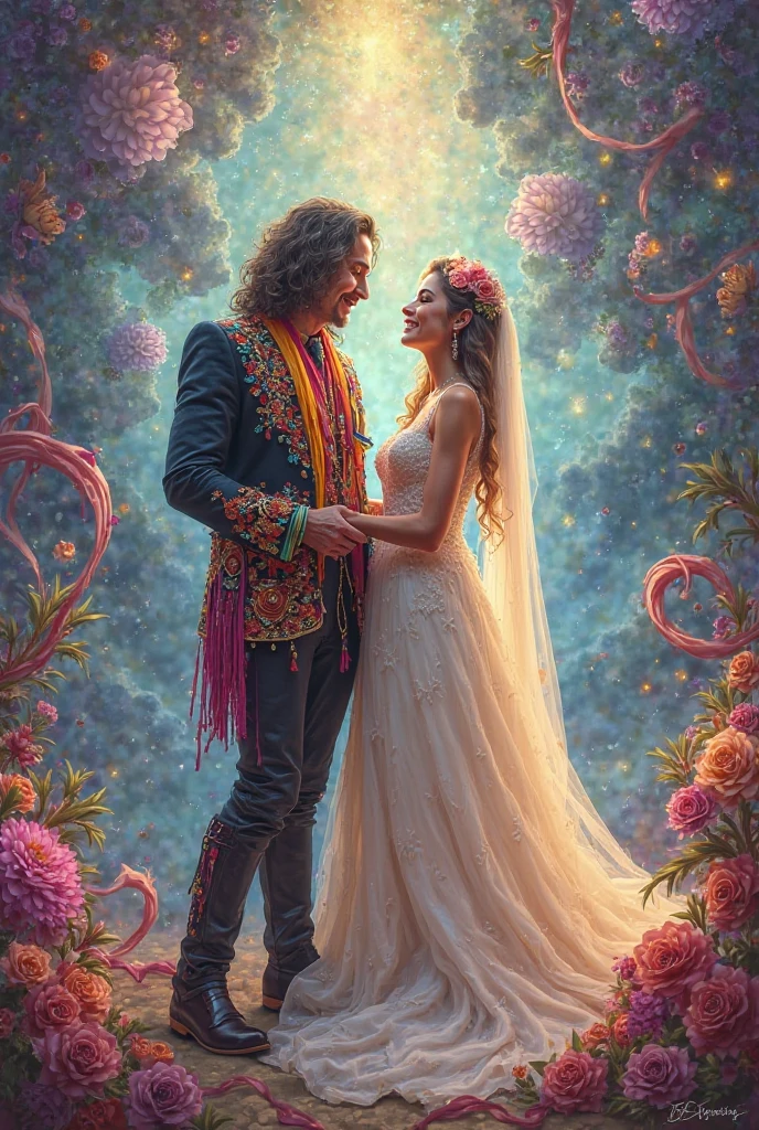 Create a picture of me marrying steven tyler
