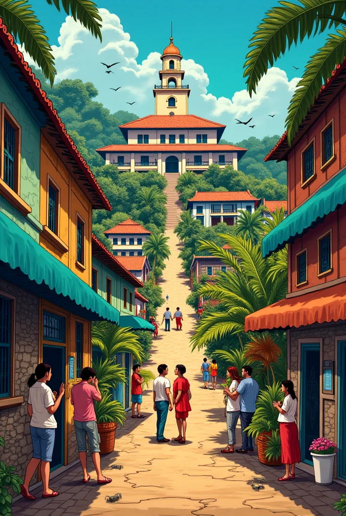 Comic of the play " One Hundred Years of Solitude "