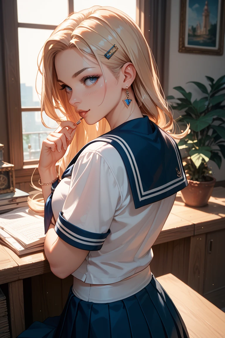 sailor suits　face-to-face seat　back view