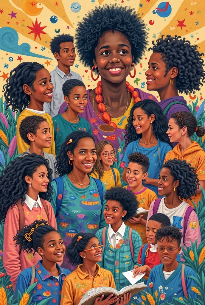 creative collage of inclusive education