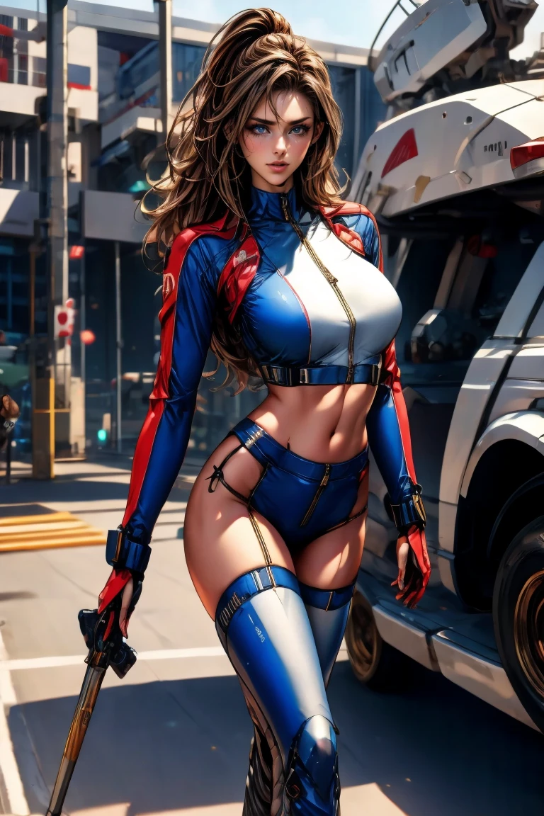 blanche、Viola、Amazingly realistic images of bewitching grid girls(cammel toe)、Show off your long stuff, Flowing hair