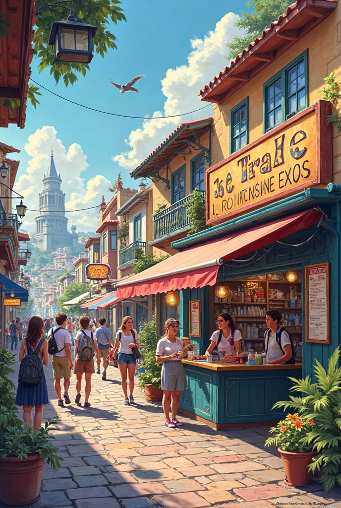 But I want an image showing the tourist tour business 