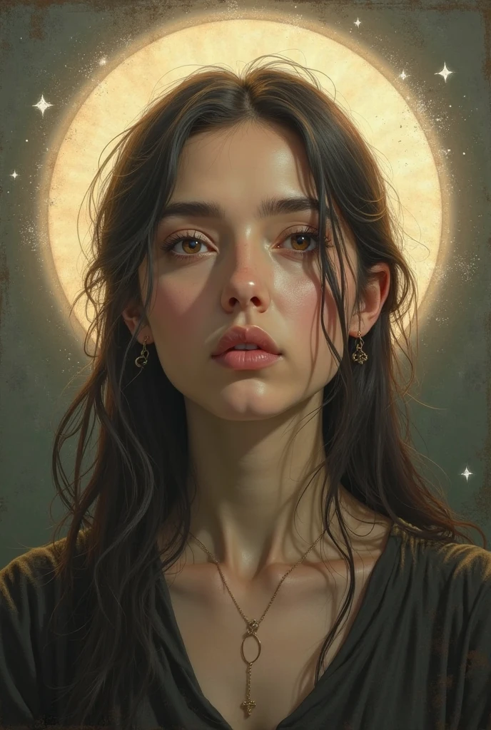 I mean Stefania books( The writer) With a halo in his head like a saint 