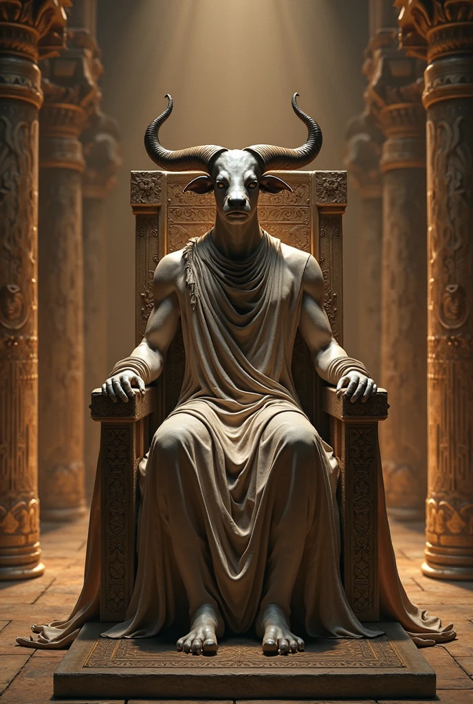 Draw Baphomet in the classic style of Christianity