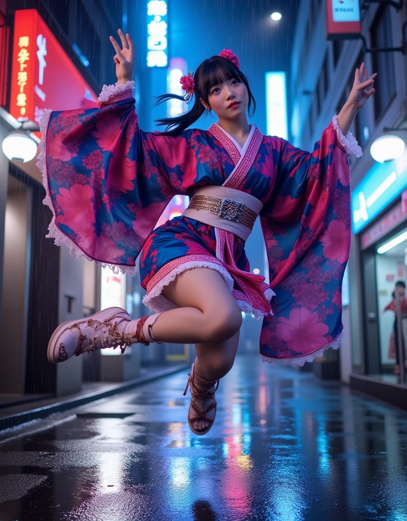 White and Red, ExtremelyDetailed(((GroupPhoto of KAWAII Girls in White Fundoshi and Sarasi Bandage at Hakata Gion Ymakasa))), {(Standing Full Body:1.2)|(from below:1.2)}, {Different types of hair colors|Braid Hair with bun|OKAPPA}, (Detailed KAWAII face, Detailed Radiant PearlSkin with Transparency), {FlowerHairpins | White Happi-Coat with Red Obi-Belt | FoldingFan |(Childish:1.2)|(Gigantic Cleavage:1.2)|(Underboob:1.2)|((Assfocus)Roundly TinyButts)}, (((Bare-Legs, No-Leg-Wear))) BREAK (Acutance:0.85), {Flowers | Downtown|BustlingStreet|(Passerby schoolgirls)| Lanterns | neon | Illuminations | Haze}, {(Dazzling Bullard ColorfulLights)|(Red clouds)}, MysticSight, {:p|:d|laugh|sparkle|joyful|delighted}, DuskSky with ((Dazzling RainbowColor Particles (BokeH))), SFW,