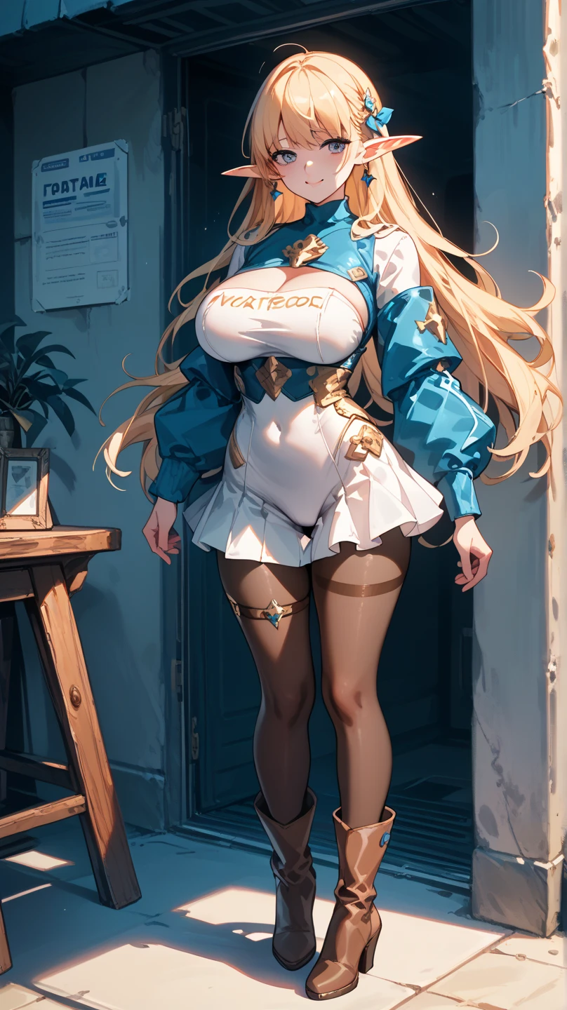 girl，Large Breasts，long hair，Topless，Bow，