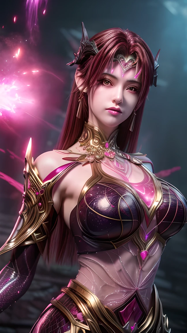 Illustrate Elise from League of Legends in her Death Tulip skin, with vibrant, floral-themed armor and petals cascading around her. Capture the moment she uses her Neurotoxin ability in human form, launching a venomous spell at her enemies, with blooming flowers intertwining with the poison