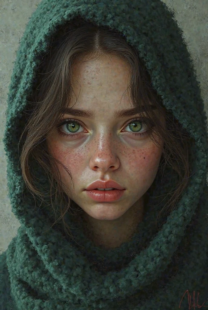 Make the character Alya from alya hides her feelings in Russian 