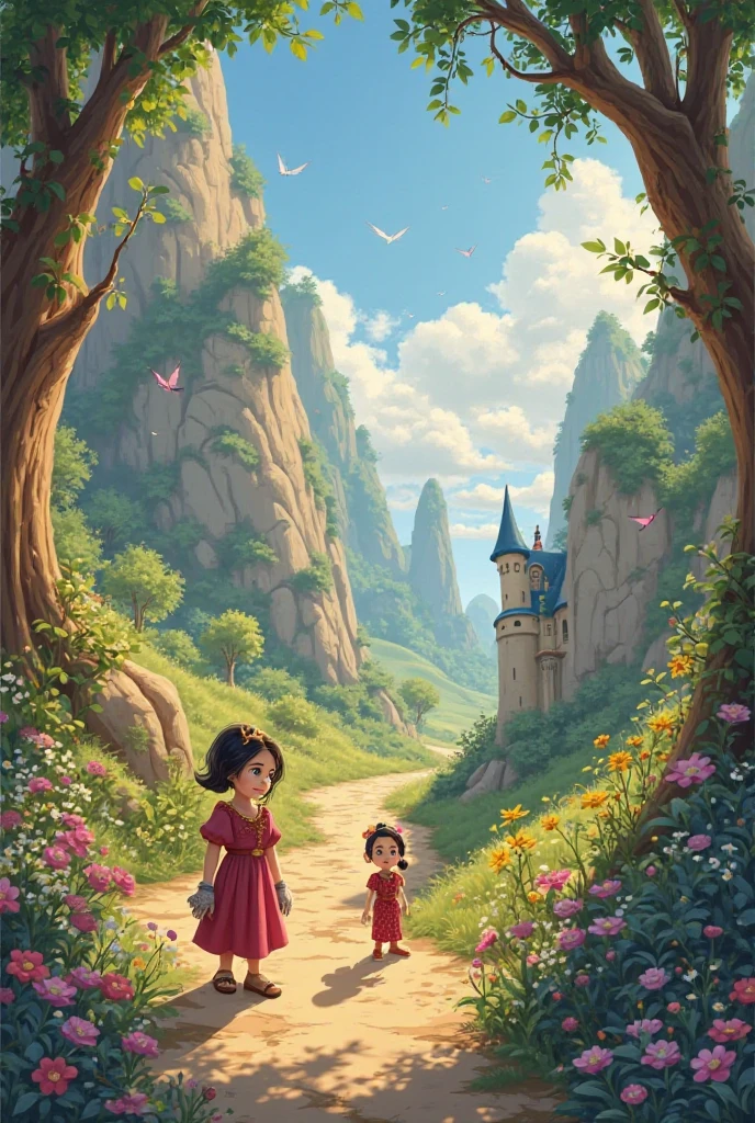 Make a Walt Disney-like drawing of a photo I'm going to give