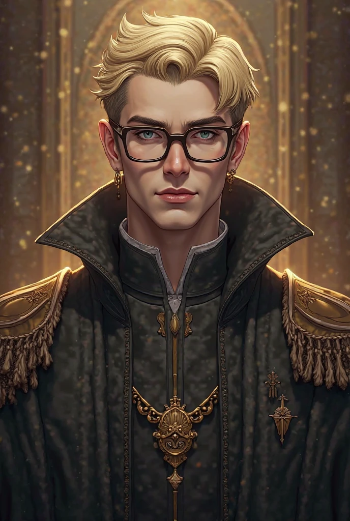 Ich bin der köing Nordsandin 👓 blonde   Haar kurz
 