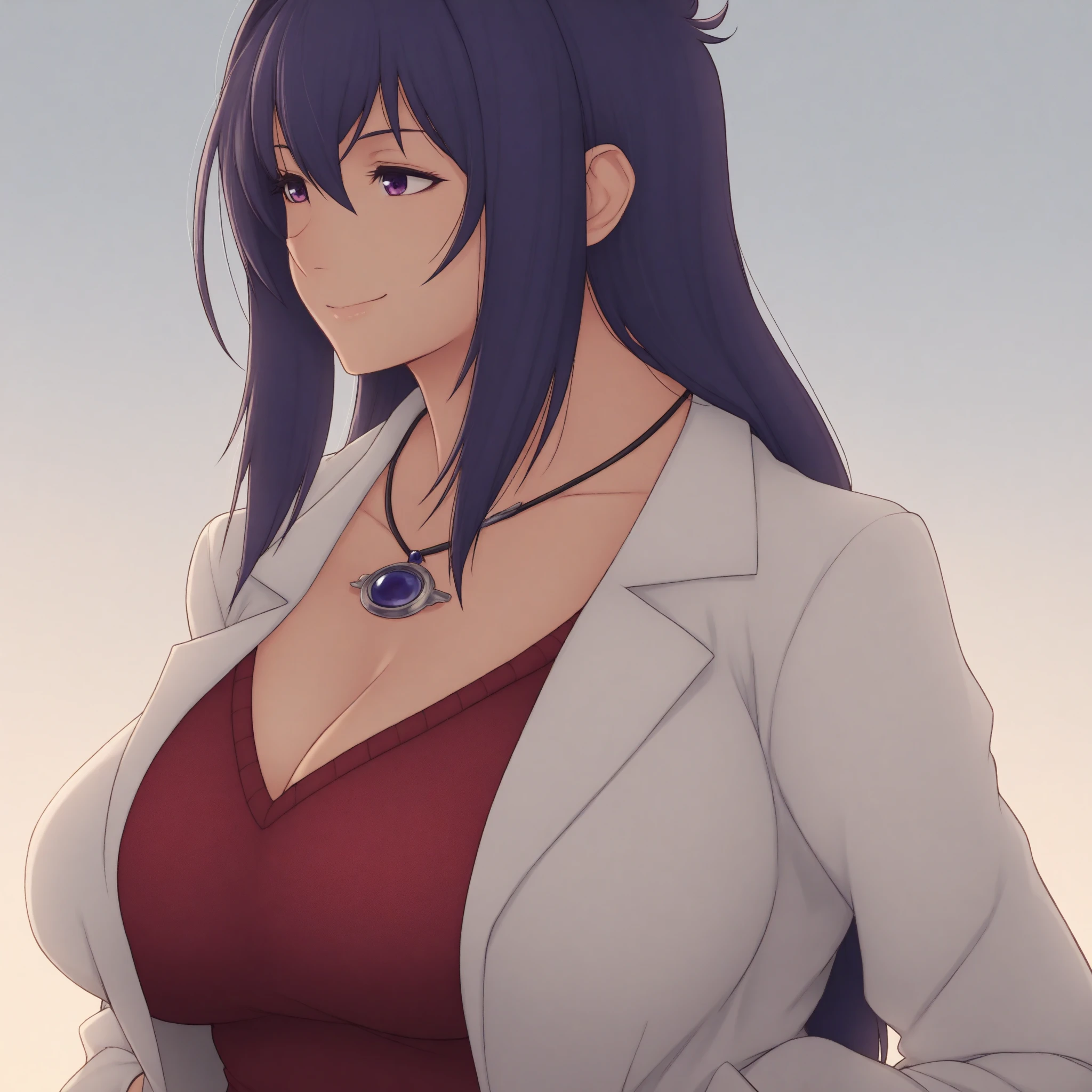 1girl, izumi_nase, blue hair, short hair, purple eyes, jewelry,pearl necklace,
BREAK wearing white suit,red and white jacket,red and white outfit,gloves,red and white bodysuit, cleavage cutout,
BREAK looking at viewer, show off breasts, take off clothes and show off breasts, chest protruding pose,arms behind back, 
BREAK indoors,
BREAK (masterpiece:1.2), best quality, high resolution, unity 8k wallpaper,NSFW ,(illustration:0.8), (beautiful detailed eyes:1.6), extremely detailed face, perfect lighting, extremely detailed CG, (perfect hands, perfect anatomy),