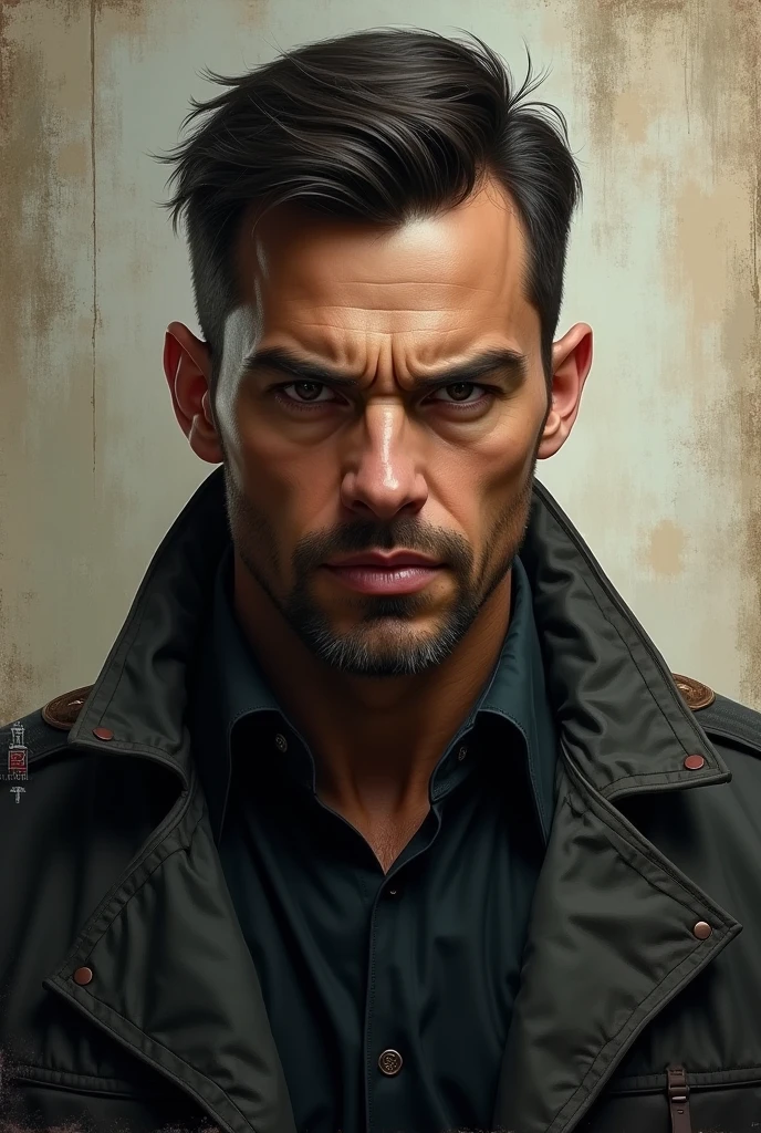 The character is a man 