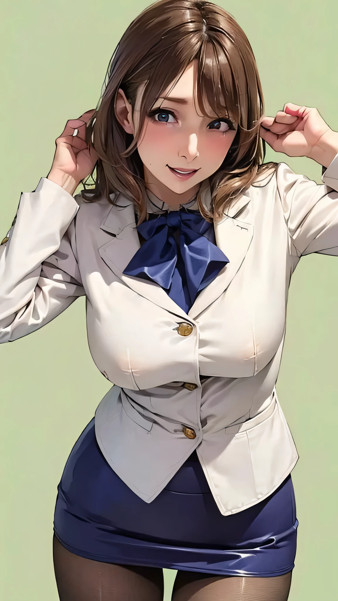 ((jacket lift、shirt lift、nsfw))、(big breasts:1.5、big areola、shiny skin:1.5、nipples are visible),(nipples peek:1.1), Super detailed, young woman, upright, school wear