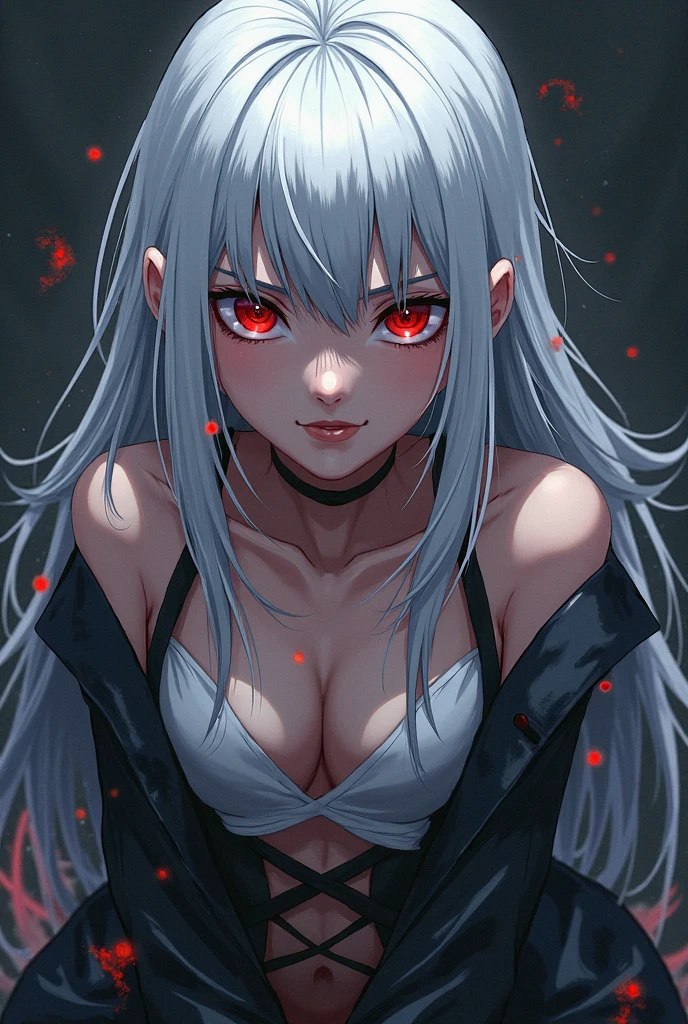 obra-prima, melhor qualidade, alta qualidade,(uma mulher skinwalker escura com pelos e garras afiadas, estilo anime claymore, With a dark red glow and red eyes and surrounded by darkness:1.2), (de perfil), (darkeness:1.2), Abstraction, abissopelágico, fotografia premiada, profundidade de campo, HDR, extremamente detalhado, trending in the artstation, trend in CGSociety, intrincado, alto detalhe