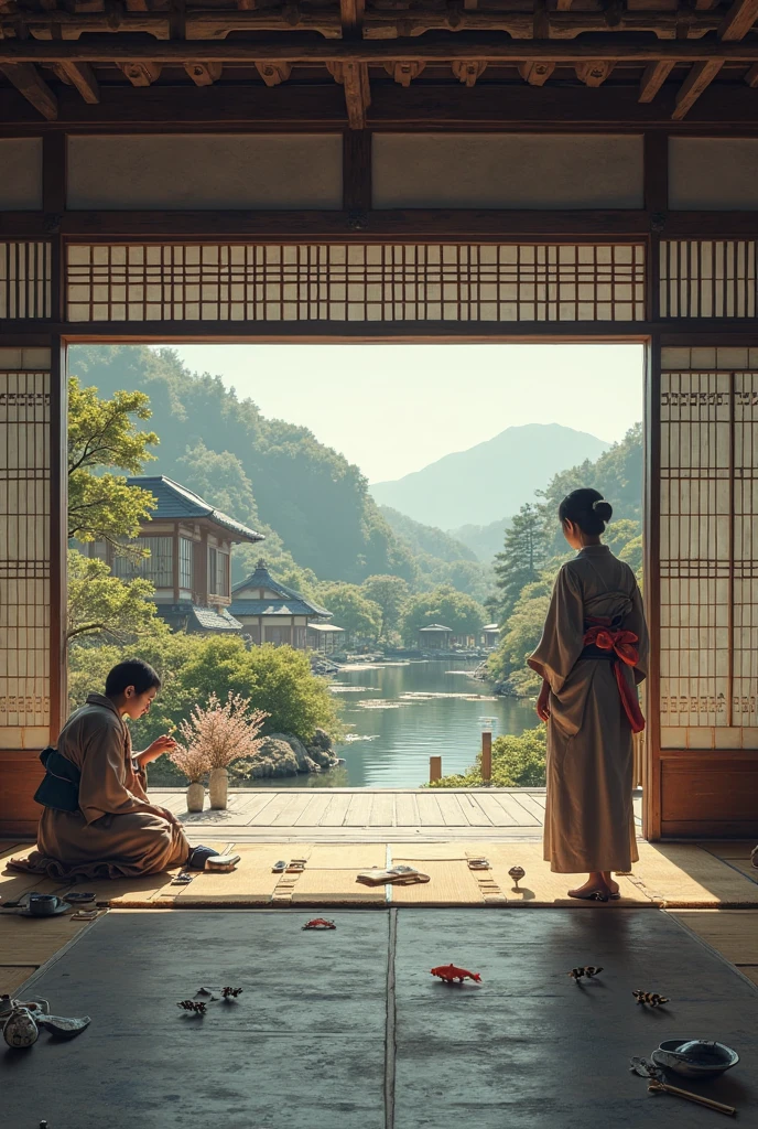 People who experience and stay in a Japanese-style building from the 1980s