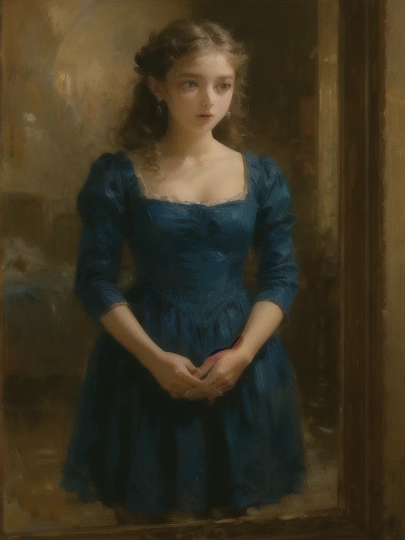 Make images of the same girl but on different issues 