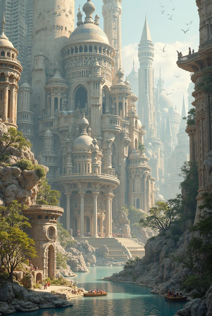 different kinds of building or houses, it Ike architectural. make it innovative and ancient at the same time