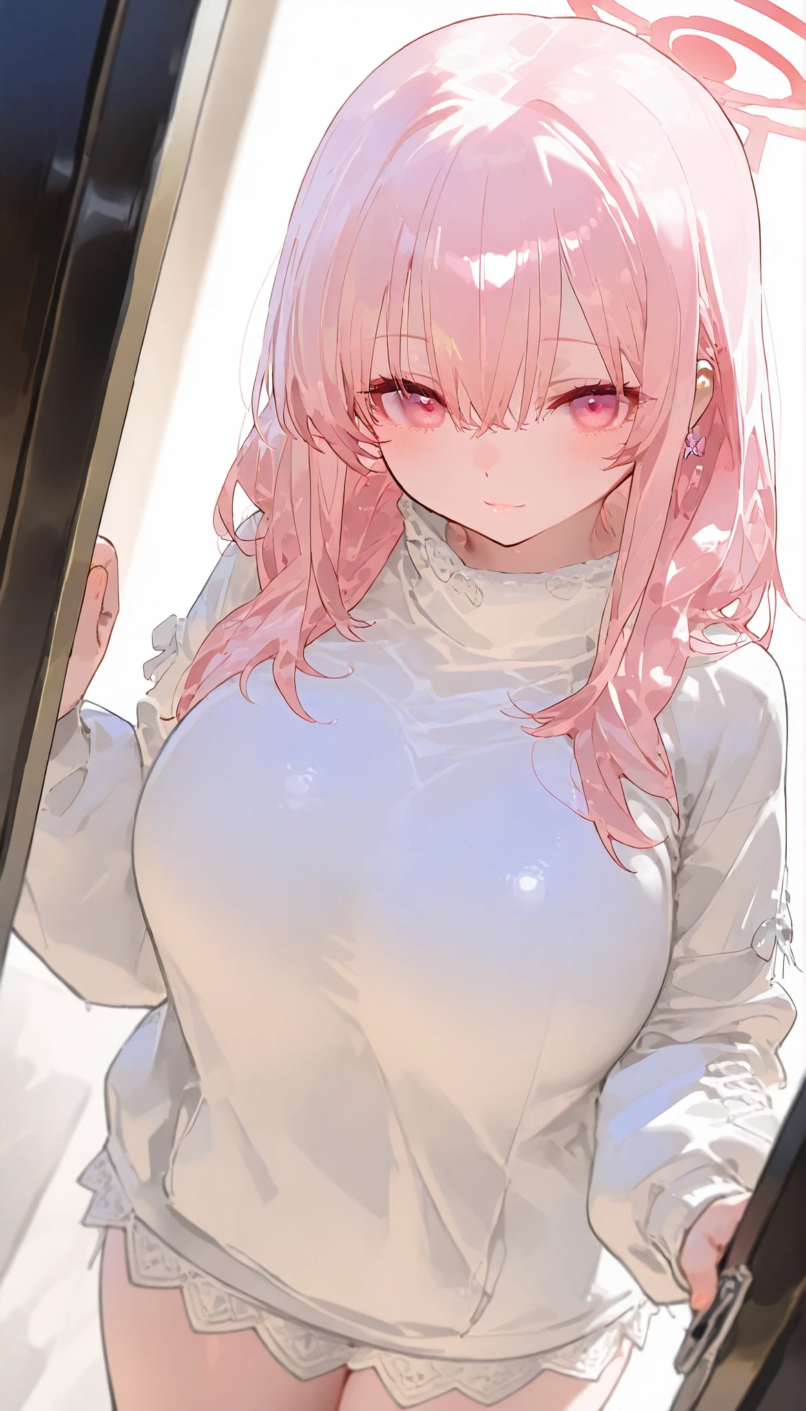 ,((4k,8k,12k)),((master piece,best quality,high resolution,ultra-detailed,beautiful detailed face)),((鮮明な瞳,綺麗な瞳,Beautiful eyes)),((真っ黒のベット:1.5)),(座る),