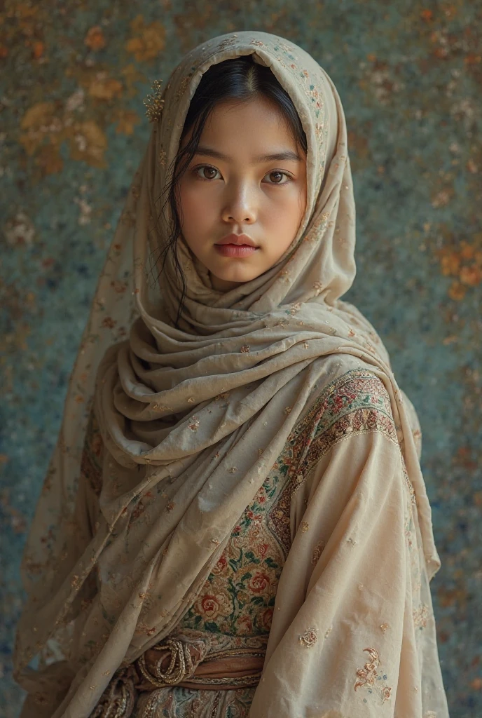 The cloth dress. 

I want a hijabi asian girl. Have hazel eyes