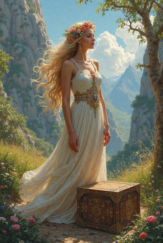 Generate a cover about the myth of Pandora