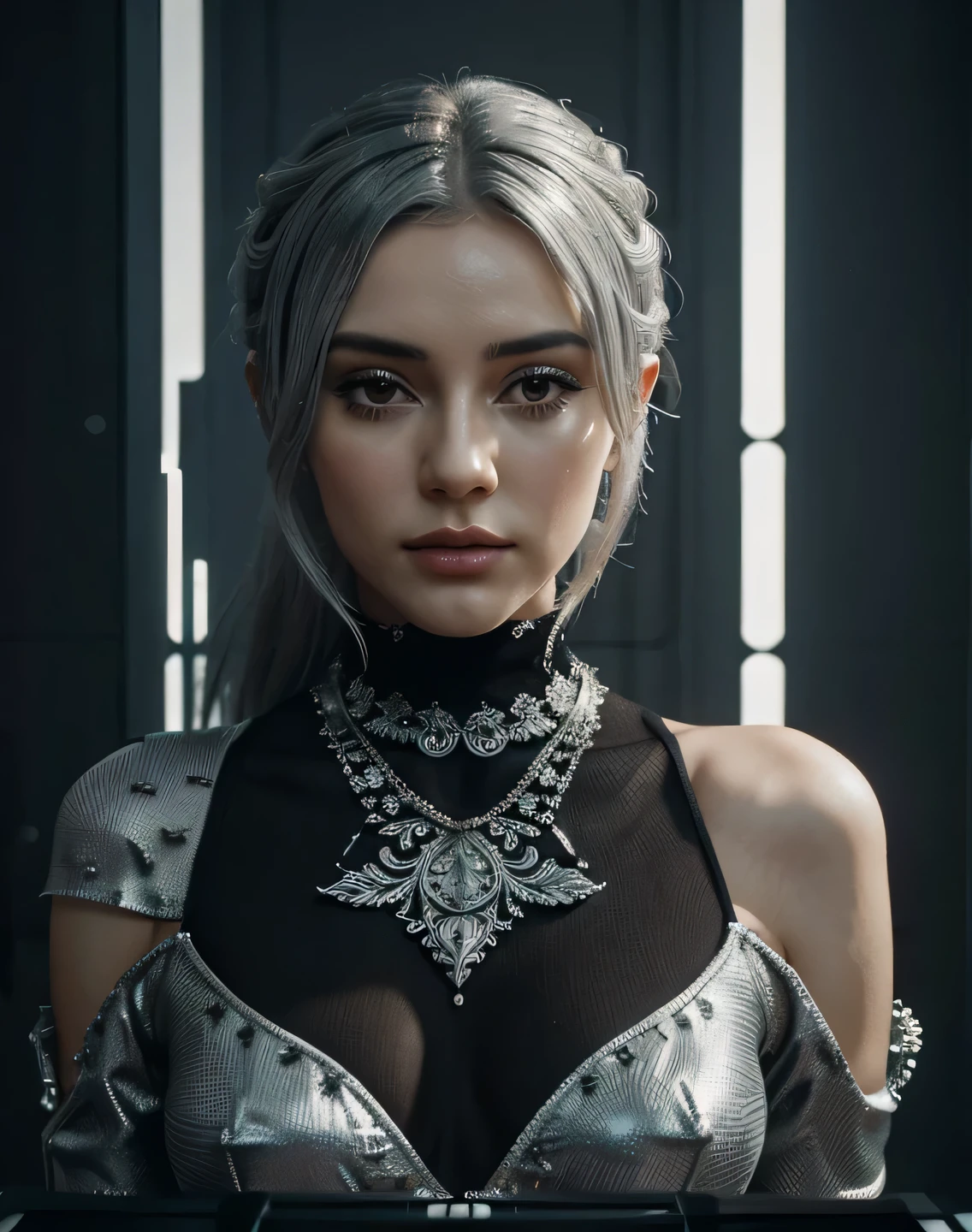 Intricated SilverScale : PornArt Glitchy : abstract, vibrant, animated : solitary melancholic atmosphere --v 5 --stylize 1000 : 0x9747707076fb2de51d6b2801974c79d9a4de2ad8