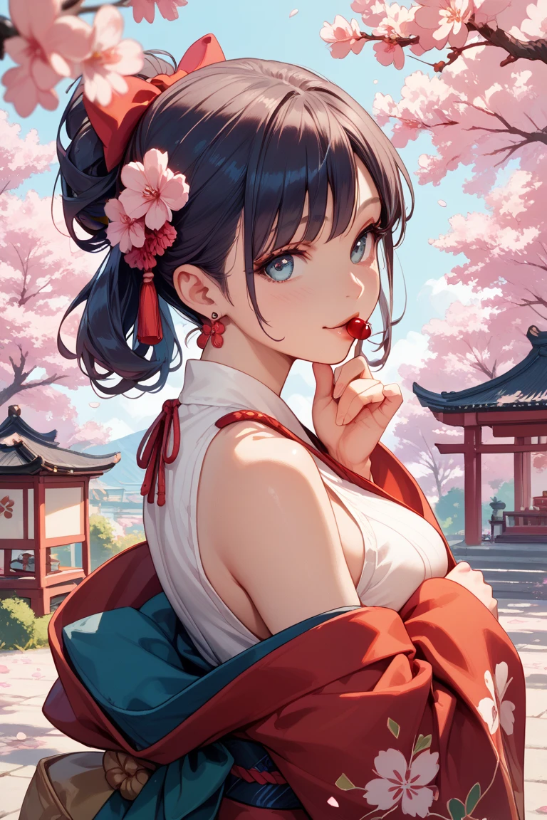 cherry blossom background image, no people