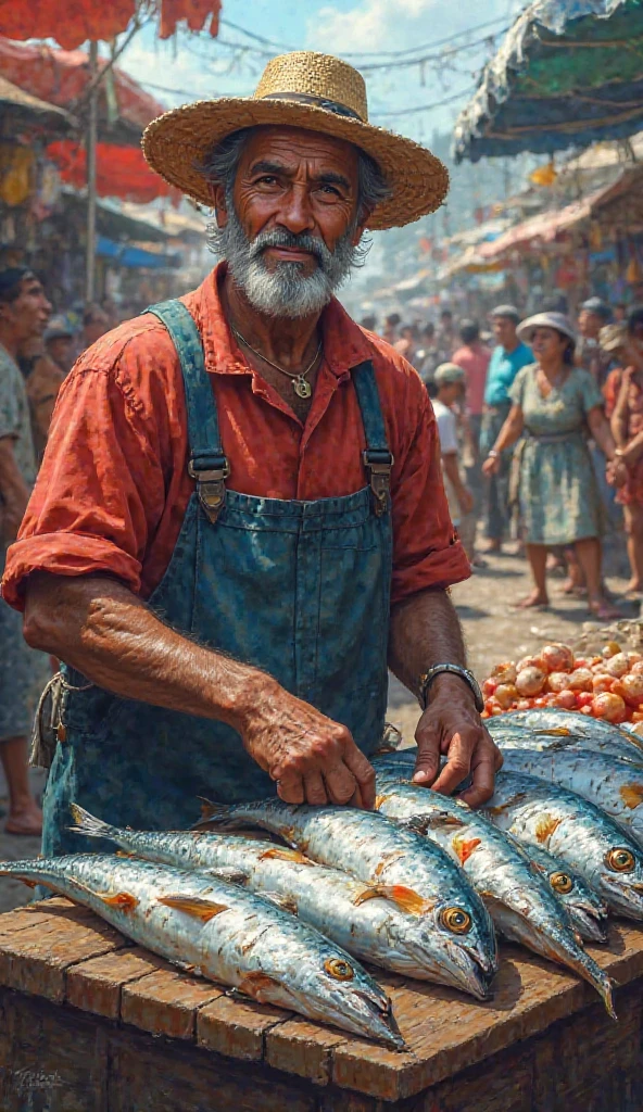 রোনালদো মাছ বিক্রি করতেছে