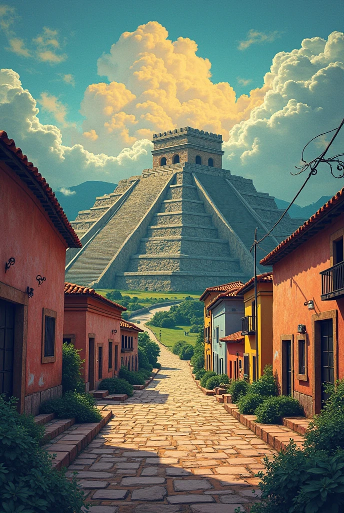 Imaj de Cholula that has elementary letters saying we are waiting for you!! 