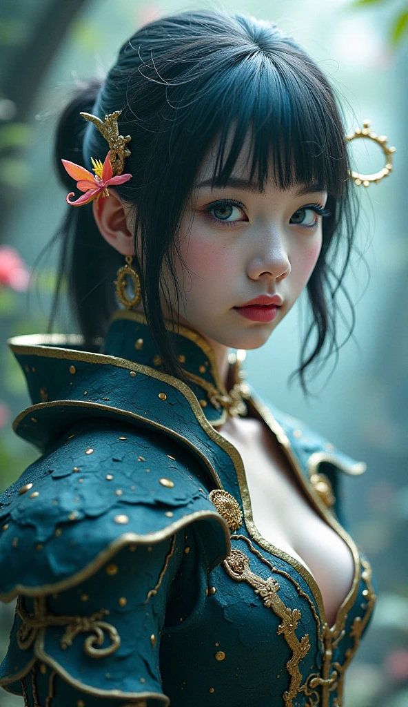 Make a cosplay  a girl