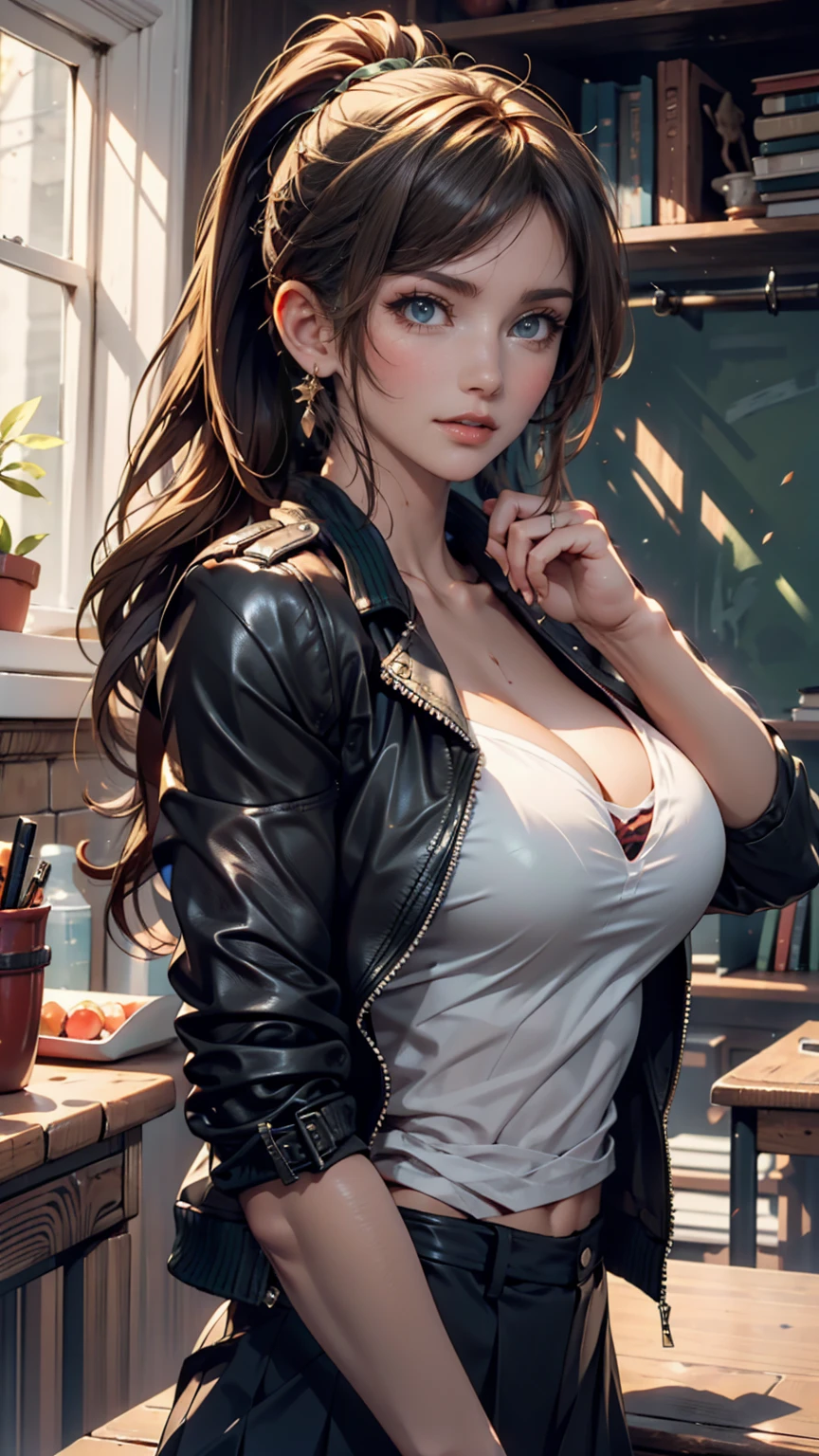 Coolest young sexy girl, cleavage