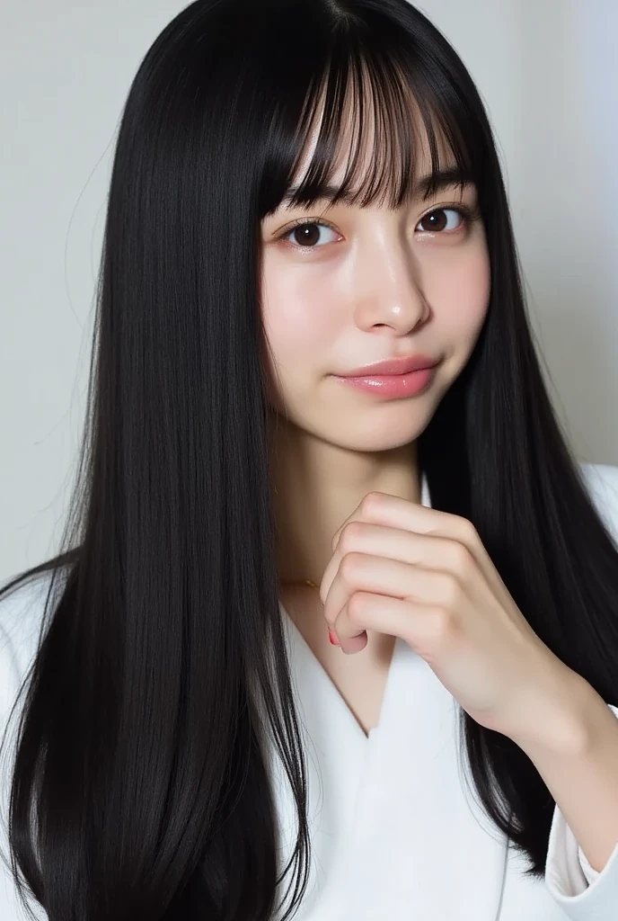 ((Full Shot:1.3)) (big 1.4) Beautiful Fantasy Girl ((highest quality)), ((masterpiece)), (Get used to it), Perfect Face (1 girl) (She is 15 years old、The cutest teen in Japan.) ((highest quality)), ((masterpiece)), length deep black hair length, Shiny golden hair,Silky Hair, Straight jet black hair, length Super straight jet black hair, Perfect Silky Straight Hair, Straight jet black hair, length jet black hair, Her hair is long and straight, detailed length jet black hair ((big 1.4)) Super Long Hair down to the ankles ((Neat bangs The neatly trimmed bangs are princess cut and cover the entire forehead........))... bright crimson lips good, Anatomically correct hand Thin fingers 5 anatomically correct fingers Sexy professional makeup Beautiful Japanese girl face, Japanese facial features, Long Hair shiny Long Hair, length, Shiny black hair, length, Straight deep black hair, Her hair is long and straight, Super Long Hair girl, Silky Hair, lengthJet black hair, Silky Hair, length, Flat Hair, Silky texture, Long Hair, length, Flowing jet black hair, thin and shiny hair Anatomically correct white beautiful human skin with details of hands and fingers Beautiful Eyes Mouth Details the corners of the mouth rise slightly Cool look (The eyebrows are dark brown in color) (She is wearing the gorgeous blue dress worn by Cinderella in the live-action version. Disney Color Photos、tumbler、Renaissance、Cinderella、She is wearing a gorgeous Victorian blue dress.) (This is a 16th century European town..)