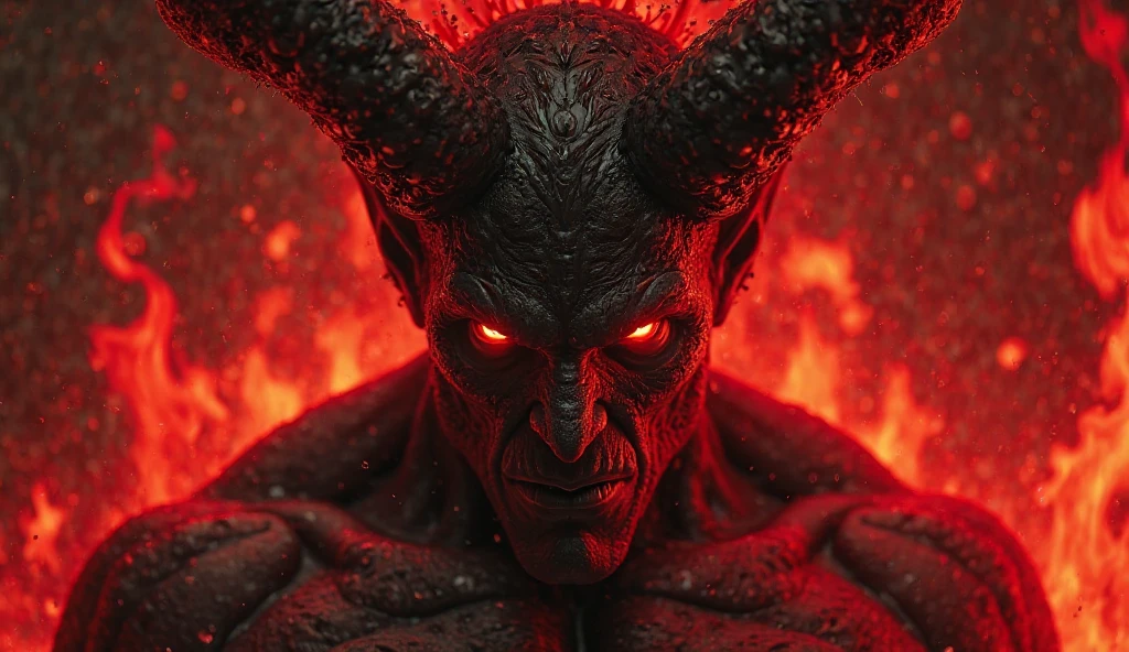 best quality, 500px, cgsociety, 8k, raw photo of (beautiful:1.2) devil man, monster, (angry:1.2), (ugly:1.3), morbid, (scream:1.4), red skin, red hair, red eyes, horns, (in hell:1.4), ambient light, backlight, volumetric lighting, realistic, realistic lighting, cinematic lighting, depth of field, sharp focus, full body, medium shot, (high contrast:1.2), (film grain)