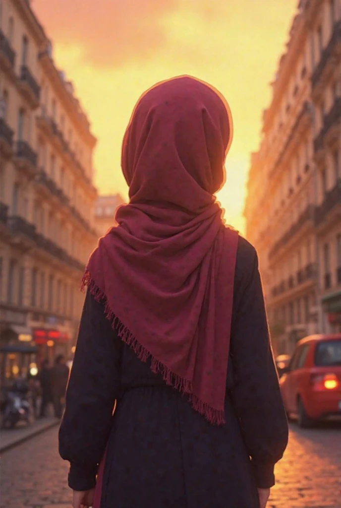 fleurgeffrier, a woman wearing hijab in paris <lora:fleurgeffrier:0.9>
