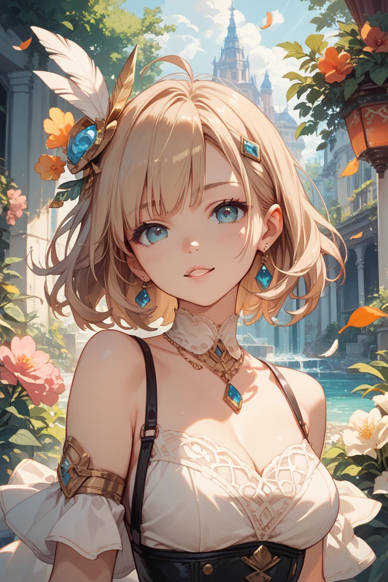 long beige color cloud feather