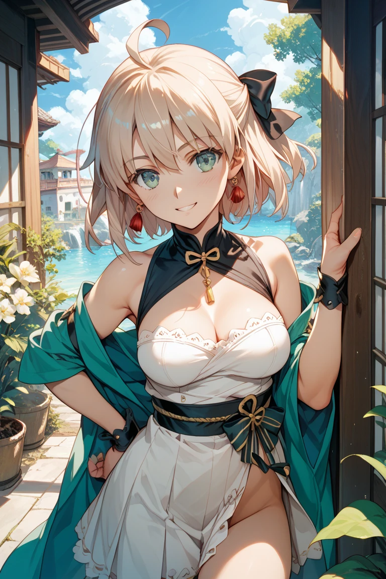 Whole body, (NSTDA.:1.2), (10, beste-Qualit, master-piece: 1.4), ultra-high resolution, (lifelike, photorealistic portrait: 1.48), 20 age, Cute Girl, Beautiful girl striptease, , Famous Japanese actors, Blue Eyes, long-haired, Head tilt., cowboy shot, from the front, looking at the audience, expressionless, Beautiful lake, Zeiss 150mm F/ 2.8 Hasselblad, In Japanese shrines, Whole body, foot, Ultra-Wide Angle