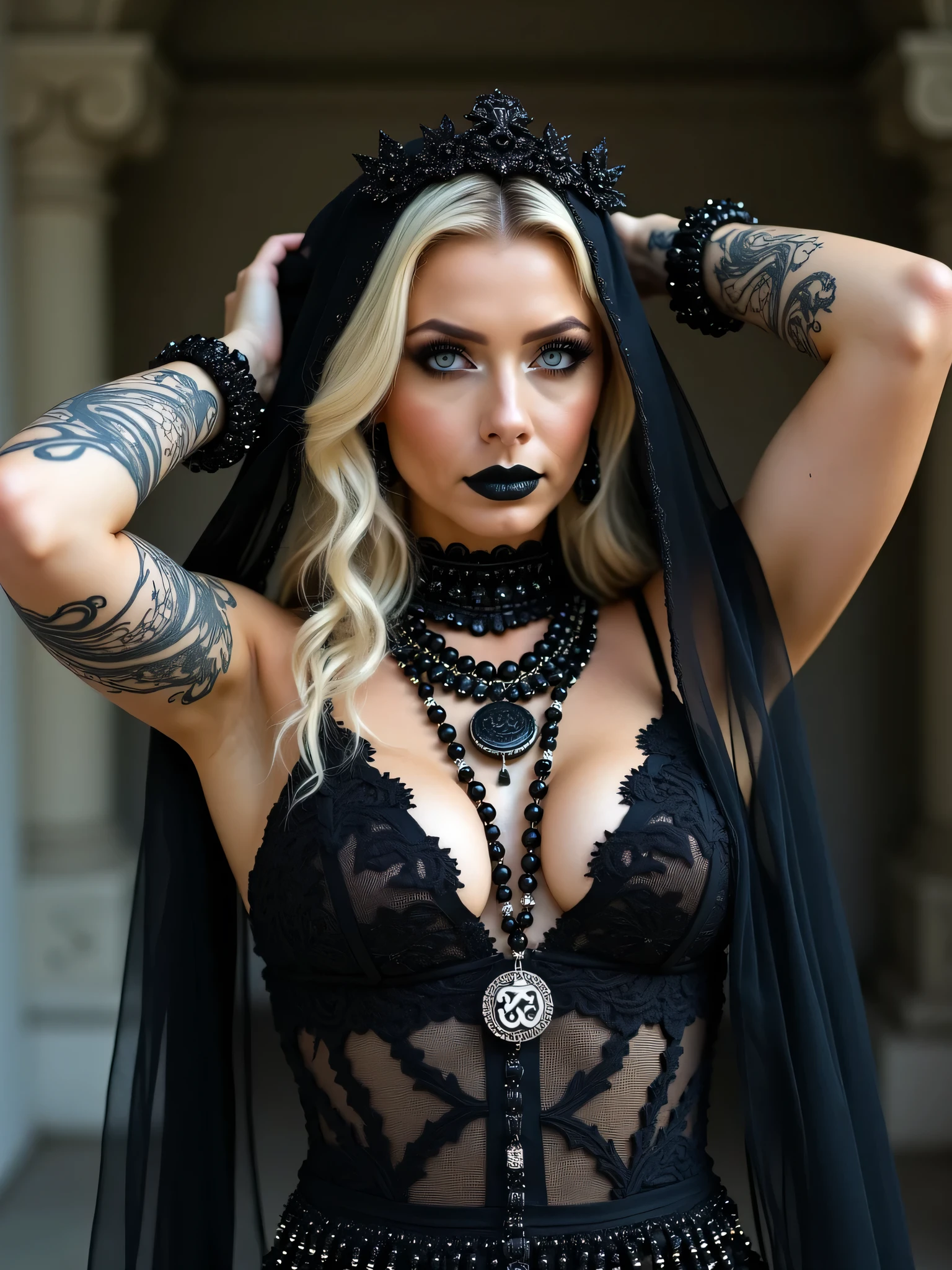 (Award-winning masterpiece:1.5), (incredible detail), (hyper realistic:1.4), (whole body:1.7), (fierce warrior woman with war paint), (preparing for battle), (detailed war paint), (dramatic lighting), (intricate details:1.1), female sexy vampire|albino, pale porcelain skin, sexy vintage black dress, smile, shallow depth of field, grin|creepy, nightfall, detailed face, night, wide hips, narrow waist, portrait of woman standing, detailed eyes, portrait of woman standing, 8k RAW photo, highest quality, looking at the viewer, best shadow, intricate details, long hair, bright eyes, forest, grave, gothic, goth detailed, highres, high quality, high saturation
