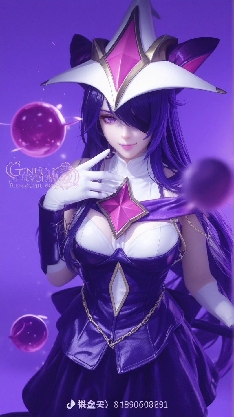 1 girl, cure slave(magical girl, blue eye, purple hair, long straight hair, blue side line in dark purple dress, gold vertical line in black coat), sex(1 boy, 1 girl, open the thighs, nsfw)