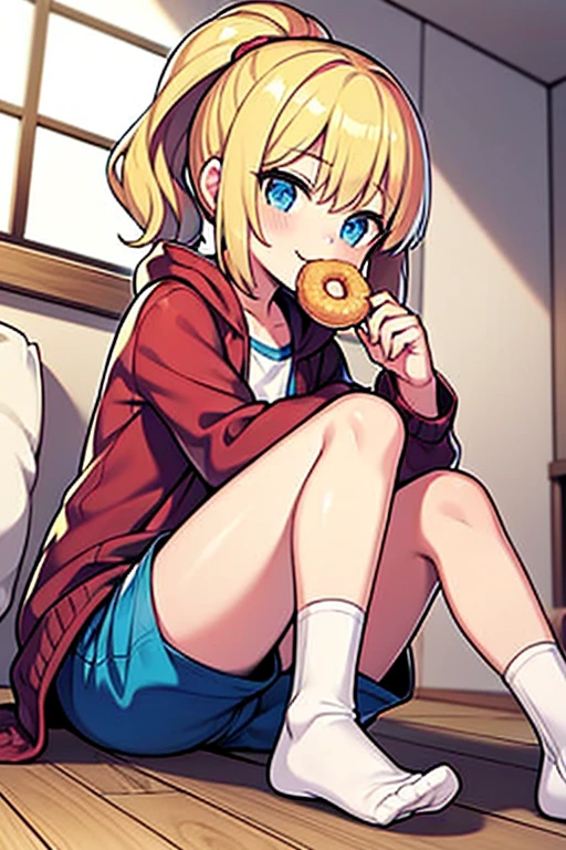 nsfw,1 person,Sweat,White Breath,solo,Pokémon,Lillie,Groin bulge,room,Handjob,soloオナニー,Sit on a chair,Side view