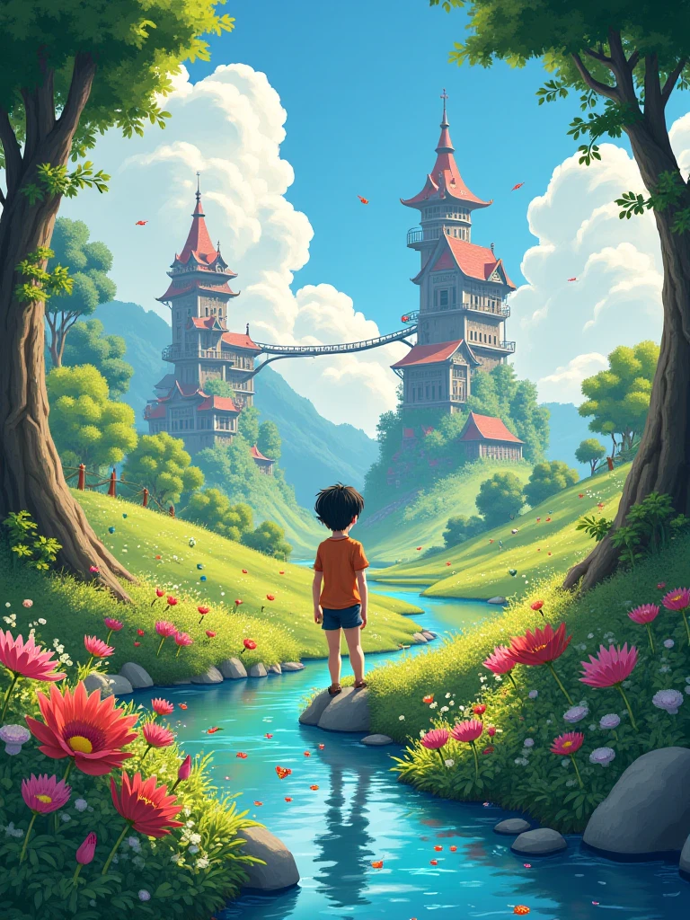 Please do it in Ghibli style