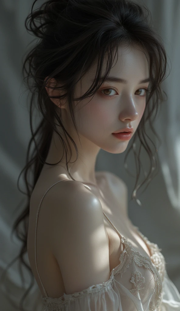 Medieval France, A world of swords and magic, thin, White surcoat and cross armor, Beautifully detailed armor, Adobe Photoshop, Realistic digital painting, Historical portraits, High resolution, Warm Light, Iconic art, Brave, An exciting atmosphere, 18 year old female knight, Black Hair, Bobcut:1.2, ((Beautifully detailed face)), beautifully detailed skin, Intricate details, Very detailed,Detailed lips,Open your mouth,blush,Embarrassing,Realistic Face,Realistic Skin,(Vibrant Skin,Moisturized Skin:1.2),Vivid lips,Lip gloss