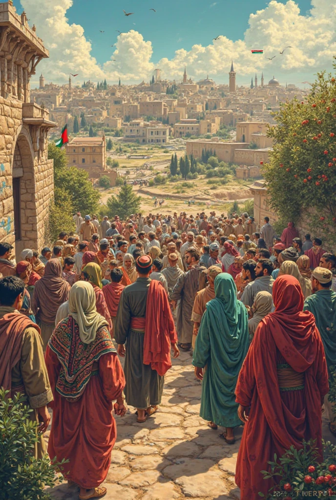 Create an image of Palestine 