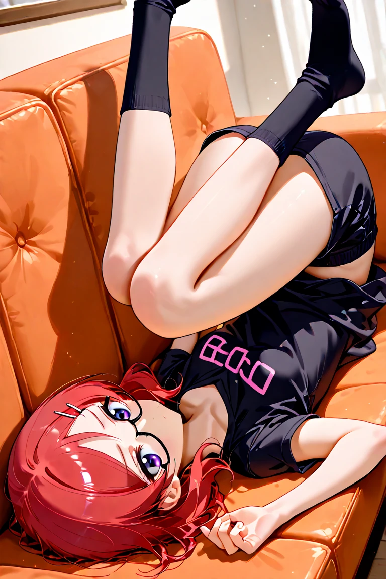 Anime-style girl in a pink leotard is lying on the floor with a laptop, Lying Dynamic Pose, Pink body, bubblegum body, smooth pink skin, Smooth Anime CG Art, pink girl, some pink, hands behind her body pose!, photorealistic anime girl render, 3d anime girl, relaxed poses, Anime Barbie in white stockings, Seductive Anime Girl, desperate pose, Sexy Pose