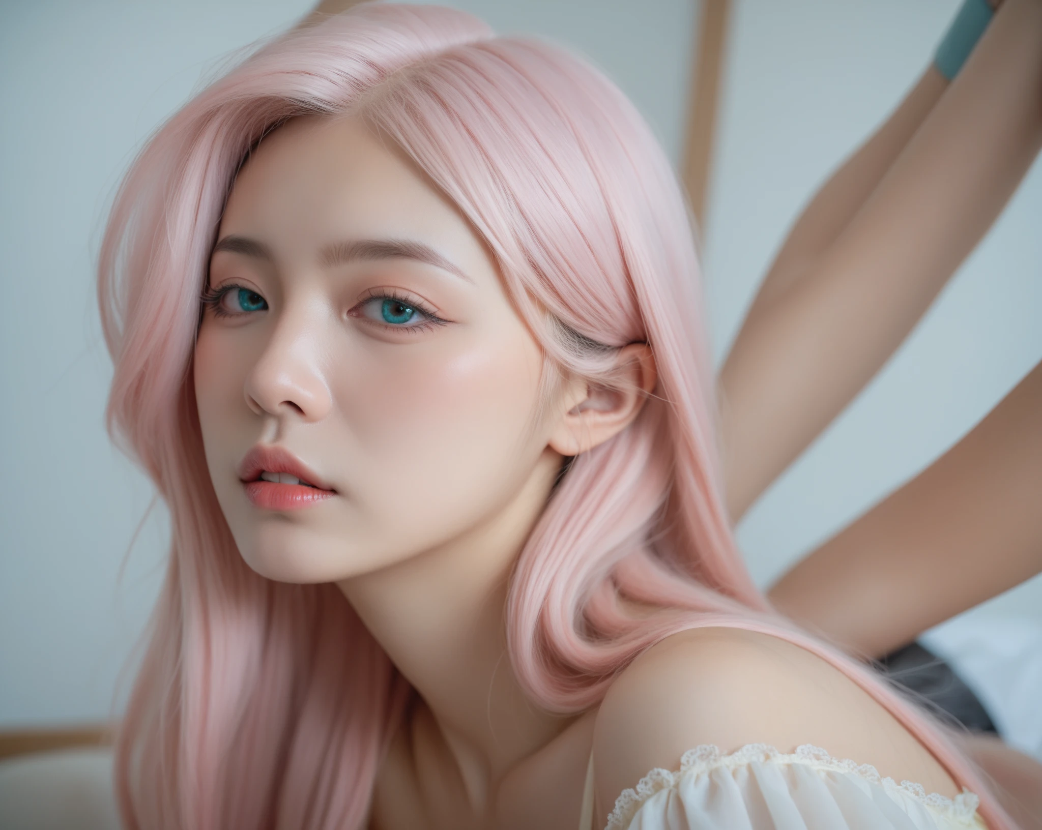 {{{masterpiece}, }}, {Highly detailed CG Unity 8K wallpaper}, wonderful, finely, alone, {{floating hair}, }, {{cherry blossoms}, }, outdoor, null, {{Wind}, }, detailed background, beautiful and fine eyes, See-through:evening dress:0.3, cleavage, bright pupils, {{whole body}, }, dynamic pose, dynamic angle, cleavage, looking at the viewer, fine clothes, cinematic lighting, close, highest quality、girl、big breasts、pink hair、See-through