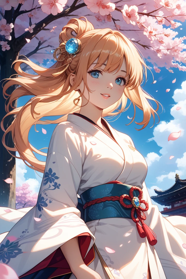 [sangonomiya_kokomi_genshin]:1.5,((masterpiece,highest quality,Highly detailed images,Beautiful images))1.4(kokomi images、Cities with waterways、Beautiful waterways、The wind is blowing、Bright lighting overall、Backlight、A fantastic atmosphere、Thick Fog、Dust flutters)1.3,(Close-up)1.1
