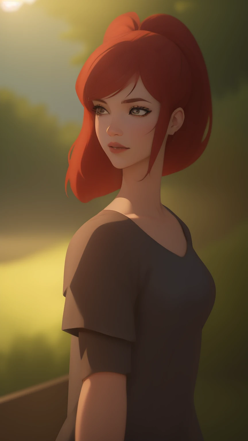 AnjelikaV2, (best quality, masterpiece:1.3), 1girl, upper body, standing, film grain, blurry foreground, anime screencap, closed mouth, light smile, chainmail, pauldrons, arm guards, wrist guards, wooden bridge, tree, dappled sunlight, light particles, drill ponytail,
masterpiece, best quality, artgem, digital art, intricate detail, highres,