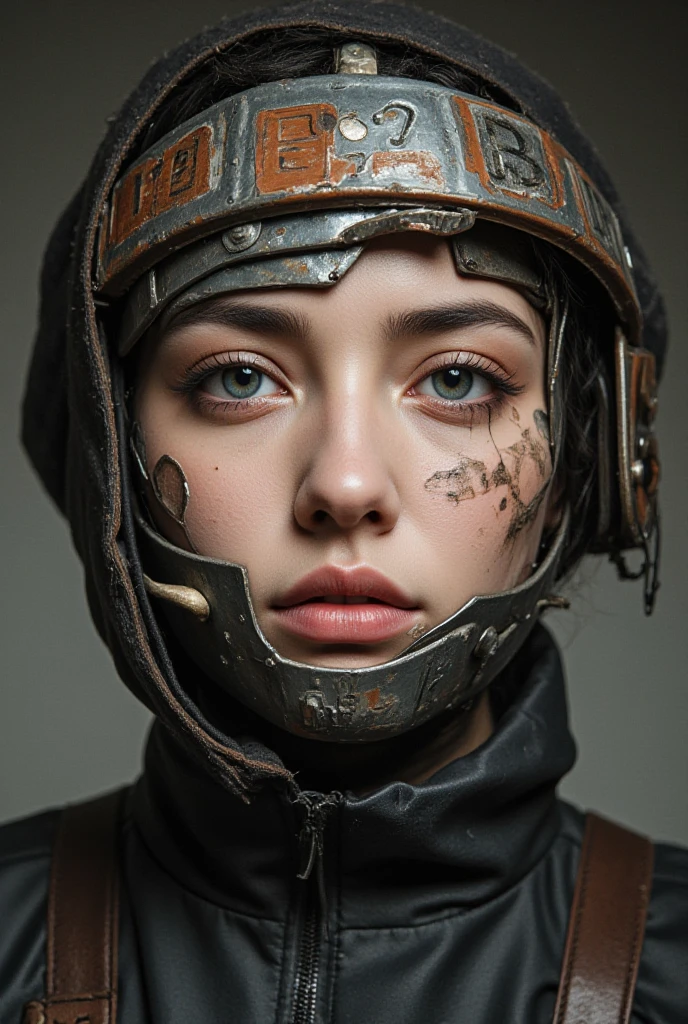 A woman with the face of a job