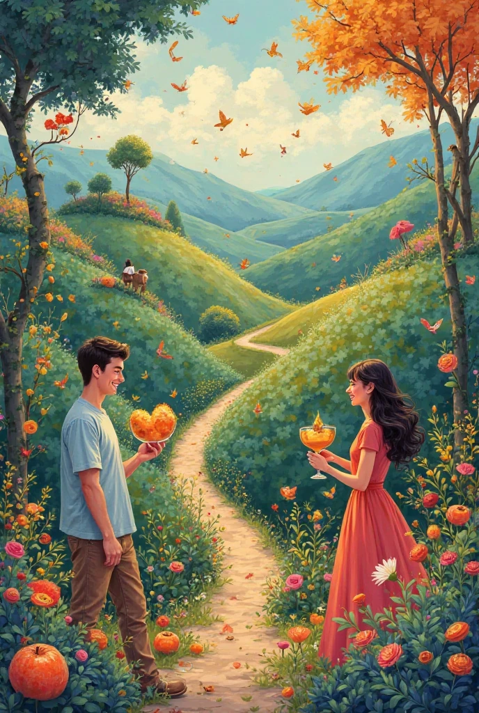 Music, love, travel, nature, food