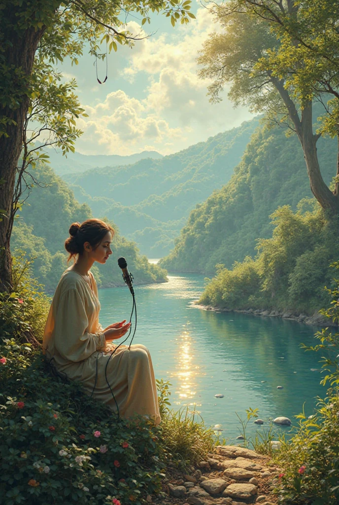 Microphone, music, love, nature