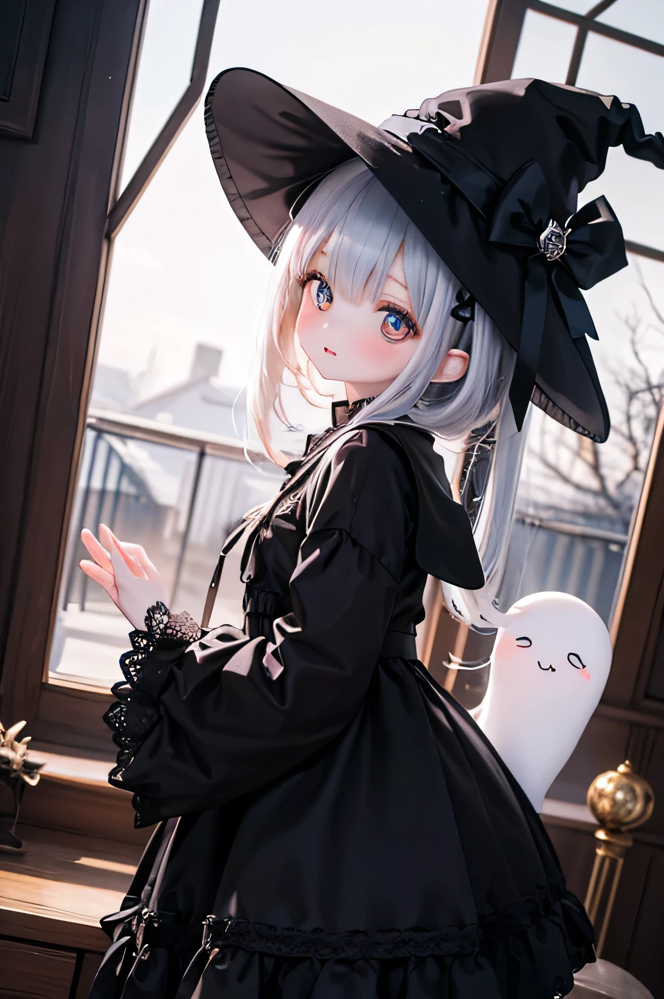 (Highest quality,4K,8k,High resolution,masterpiece:1.2),beautiful detailed eye,length eyelashes,Beautiful lip detail,extremely detailed eye and face,(Vibrant colors,colorful,Contrast enhancement:1.1),dark atmosphere,spooky ambiance,Gothic style,Satanic in front,Devilish charm,(Fine art,shape:1.1),Digital Painting,dark fantasy theme,dramatic lighting,Ghostのようなly beautiful,detailedなテクスチャ, (Horror, dark, Bad luckな) , (Gothic, Victorian) fashion, (mysterious, charmな) vision, (pale, porcelain) skin, (length, Flowing) Black Hair, (elegant, Complex) Lace dress, (Bad luck, spooky) Shadow, (spooky, Otherworldly) background, (Illuminated by the moonlight, Ghostが出る) garden, (Bad luckな, charmed〜Three Witch Sisters) forest, (elegant, charmな) Temporarily stop, (dark, mysterious) aura, (mysterious, Supernatural) Powers, (Forbidden, mysterious) mode, (charmed〜Three Witch Sisters, cursed) relic, (Twisted, bent) reality, (charmな, Ghostのような) smile, (cold, bone-cold) silence, (elegant, Gothic) architecture, (Bad luckな, hypnotism) eye, (intense, dark) emotion, (Powerful, order) in front, (Bad luck, Bad luckな) atmosphere, (spookyな, spookyな) detailed, (charmな, charm) performance, (Satanic, Ghostのようなly beautiful) shape, (elegant, spooky) composition, (Surreal, dream-like) scenery, (strict, Bad luckな) cloud, (magic, mysterious) element, (charmed〜Three Witch Sisters, Ghostのような) aura, (Shadowのある, mysterious) shapes, (Ghostが出る, Abandoned) Apartment, (Bad luckな, malicious) 意shape, (Supernatural, Otherworldly) energy, (Ghostのような, cold) whisper, (elegant, dramatic) Temporarily stops, (mysterious, mysterious) beauty, (Devilish, charmな) eye, (intense, Powerful) vision.Open your arms、(((Ghost)))