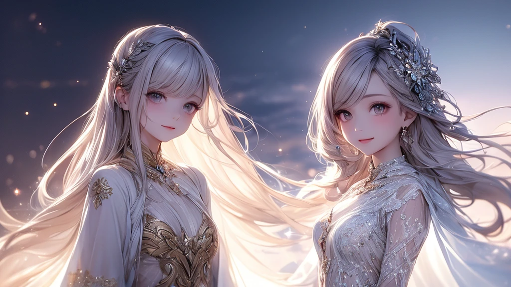 (((Tabletop))), (((Highest quality))), ((Very detailed)), (Very detailed写真), ((Very delicate and beautiful)),(Cute delicate face),here is a digital art of a very futuristic looking female that has armor and armss, One Girl, arms, alone, sf, Holding, Holding arms, robot,Beautiful face and eyes, double eyelid,Delicate skin,Slim figure、Dress and armor
